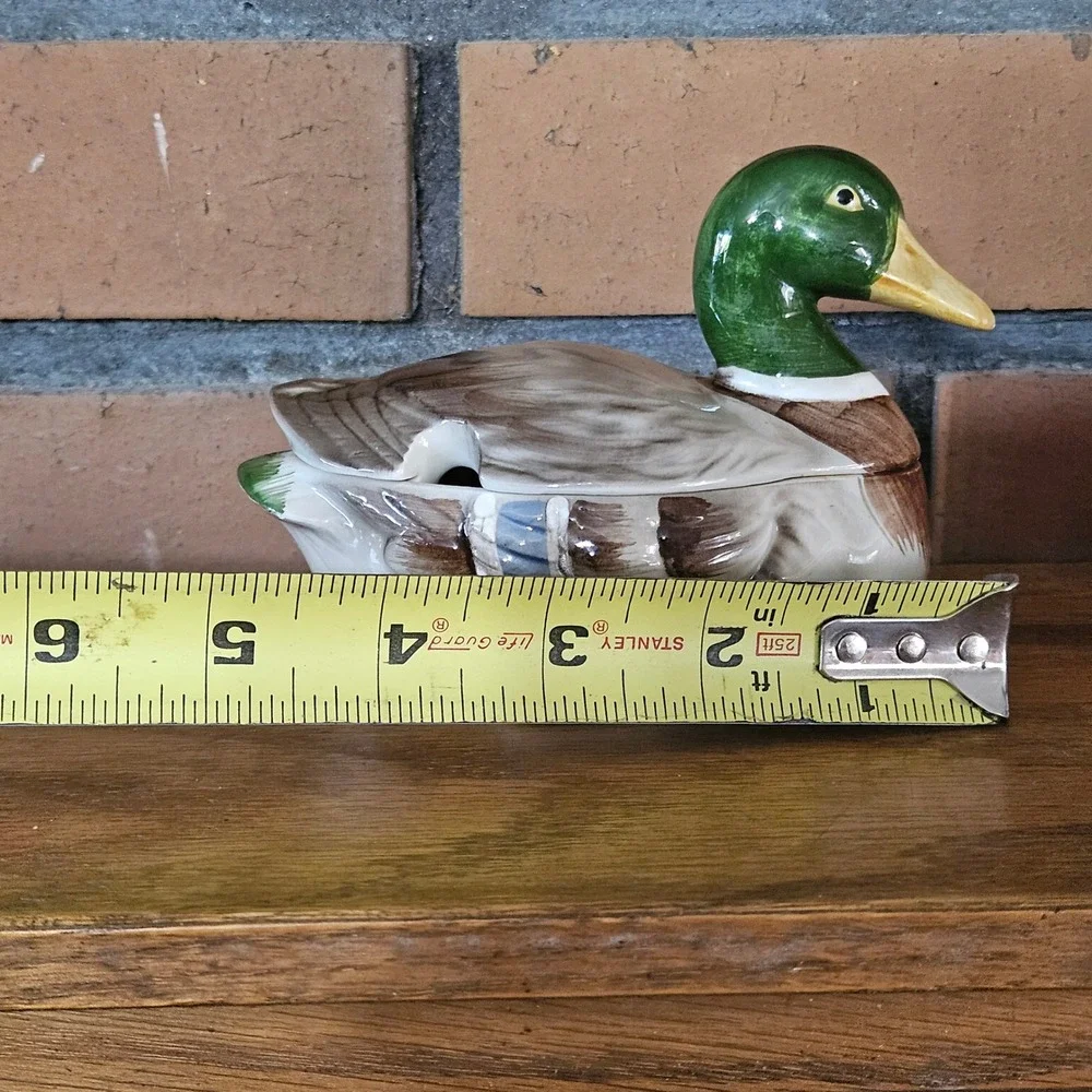 Otagiri 1981 Lidded Duck Sugar Bowl no Spoon Japan